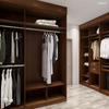 Factory Outlet Wardrobe Engineering Supply Customized Fitted Wardrobe