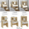Hot Sale Eco-friendly Custom MDF Dressing Modern Vanity Makeup Table Dressers