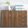 Factory Price Office Home Hallway Bedroom Cabinet with 5 Drawer Wooden Low Credenza File Cabinets Storage Cabinet
