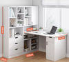 Simple Desktop Computer Desk Home Corner Desk Bookcase Combination Simple Student Writing Desk