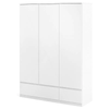 Fittings Armoire Wooden Wardrobes 3 Doors Bedroom Wooden Kids Wardrobe In White
