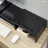 Wood Dual Computer Monitor Riser Desktop Screen Laptop Monitor Stand
