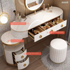 Nordic Light luxury bedroom dressing table modern minimalist storage cabinet integrated Minimalist makeup table